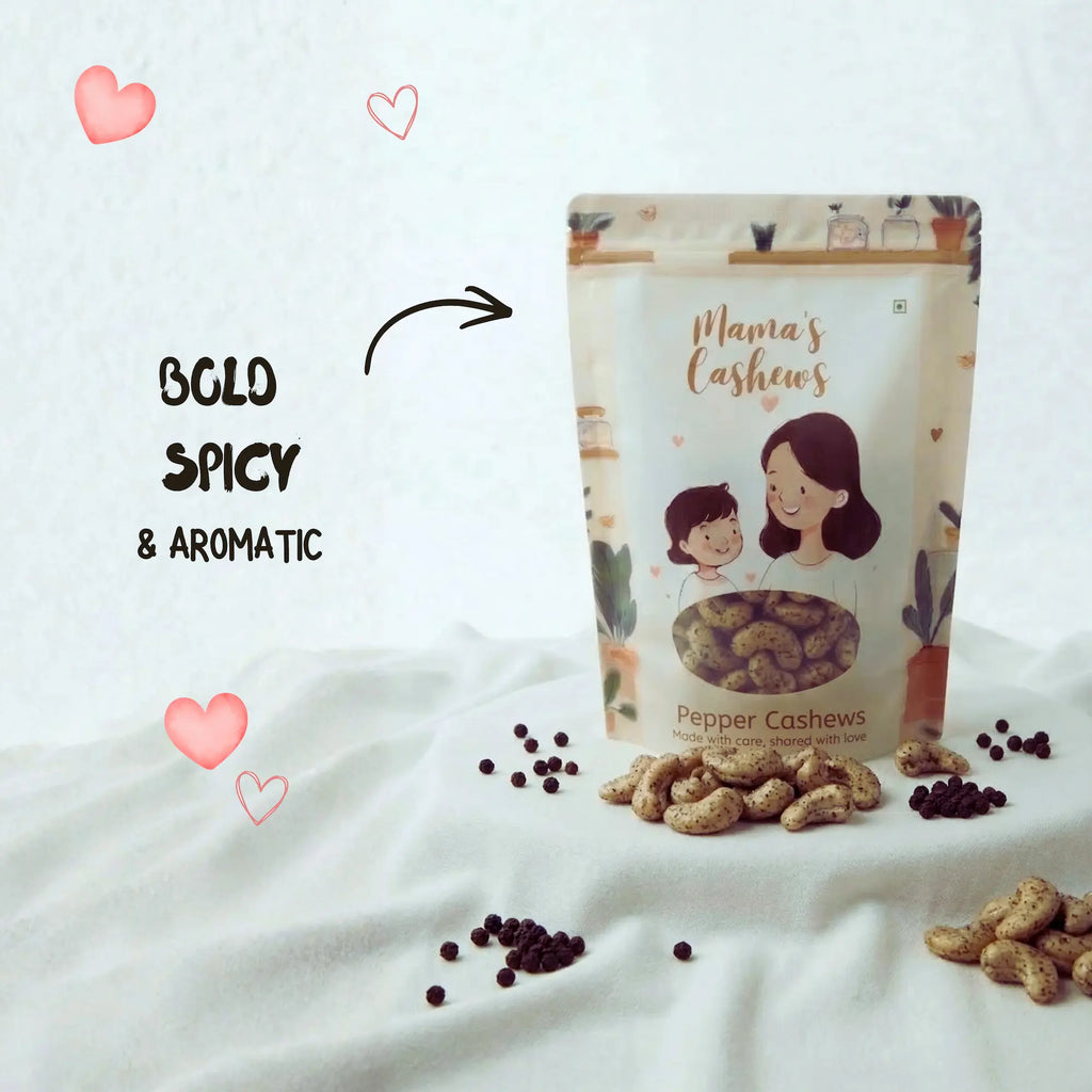 Pepper Cashews (250g)