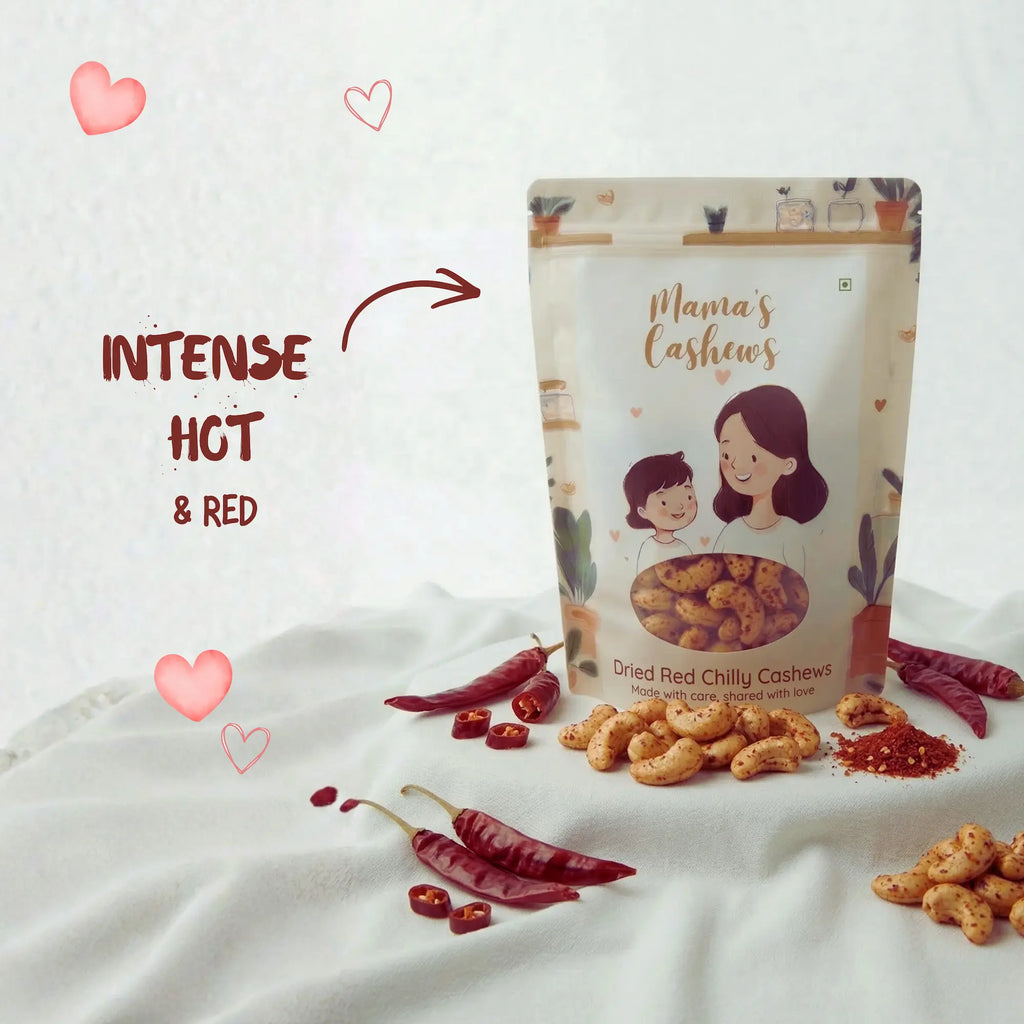 Red Chilly Cashews (250g)
